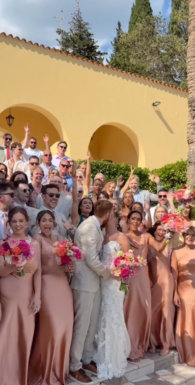 Wedding group photo