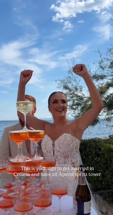 Aperol spritz tower